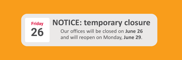 W-Tech announces that its offices will be closed on Friday, June 26, 2026