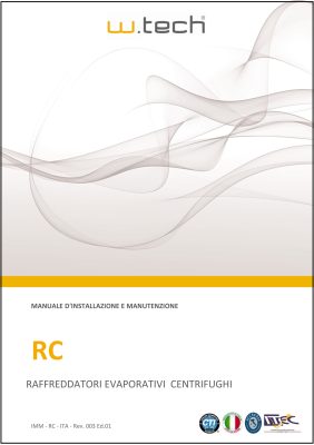 Manuale di installazione e manutenzione Raffreddatori Evaporativi Centrifughi serie RC