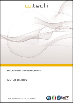 Manuale d'uso e manutenzione motori elettrici
