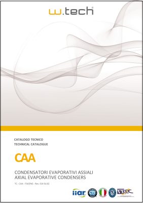 Catalogo e dati tecnici Condensatori Evaporativi Assiali serie CAA