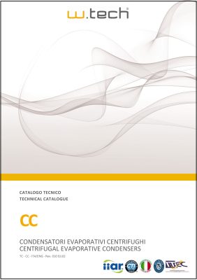 Catalogo e dati tecnici Condensatori Evaporativi Centrifughi serie CC