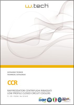 Catalogo e dati tecnici Condensatori Centrifughi Ribassati serie CCR