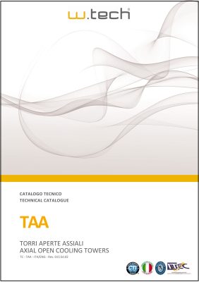 Catalogo e dati tecnici Torri Evaporative Assiali serie TAA