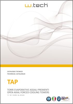 Catalogo e dati tecnici Torri Evaporative Assiali Prementi serie TAP